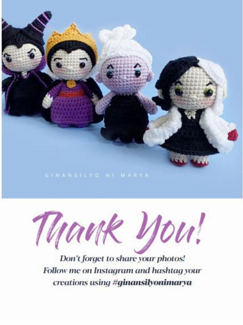 evil queens full size crochet pattern