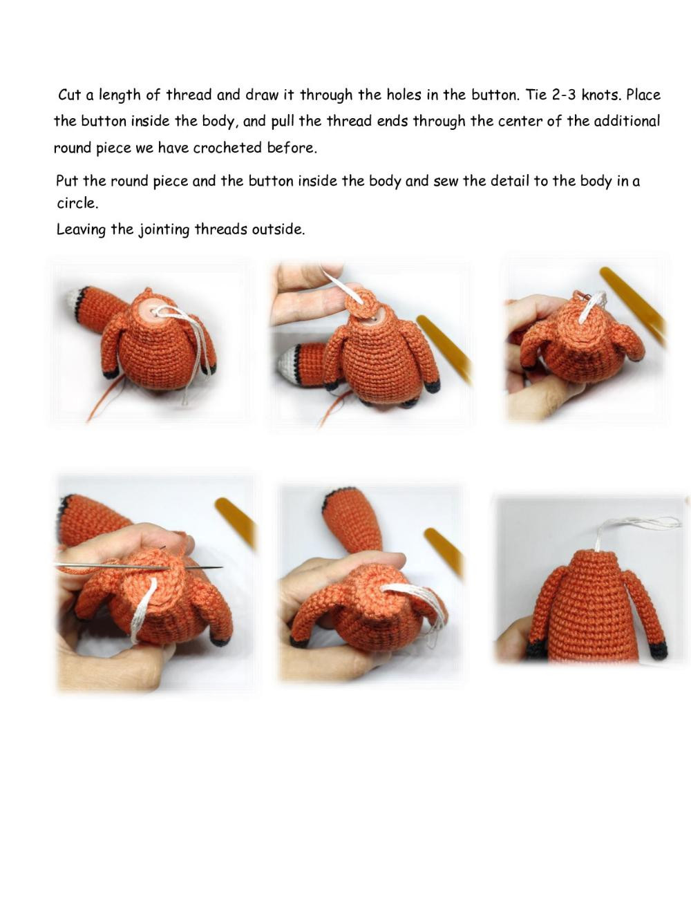 Felix the fox Crochet pattern