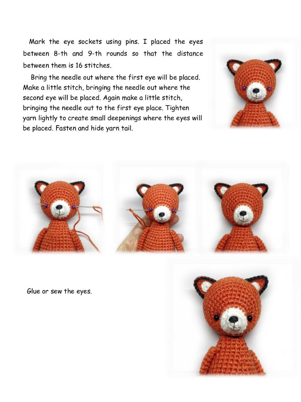 Felix the fox Crochet pattern