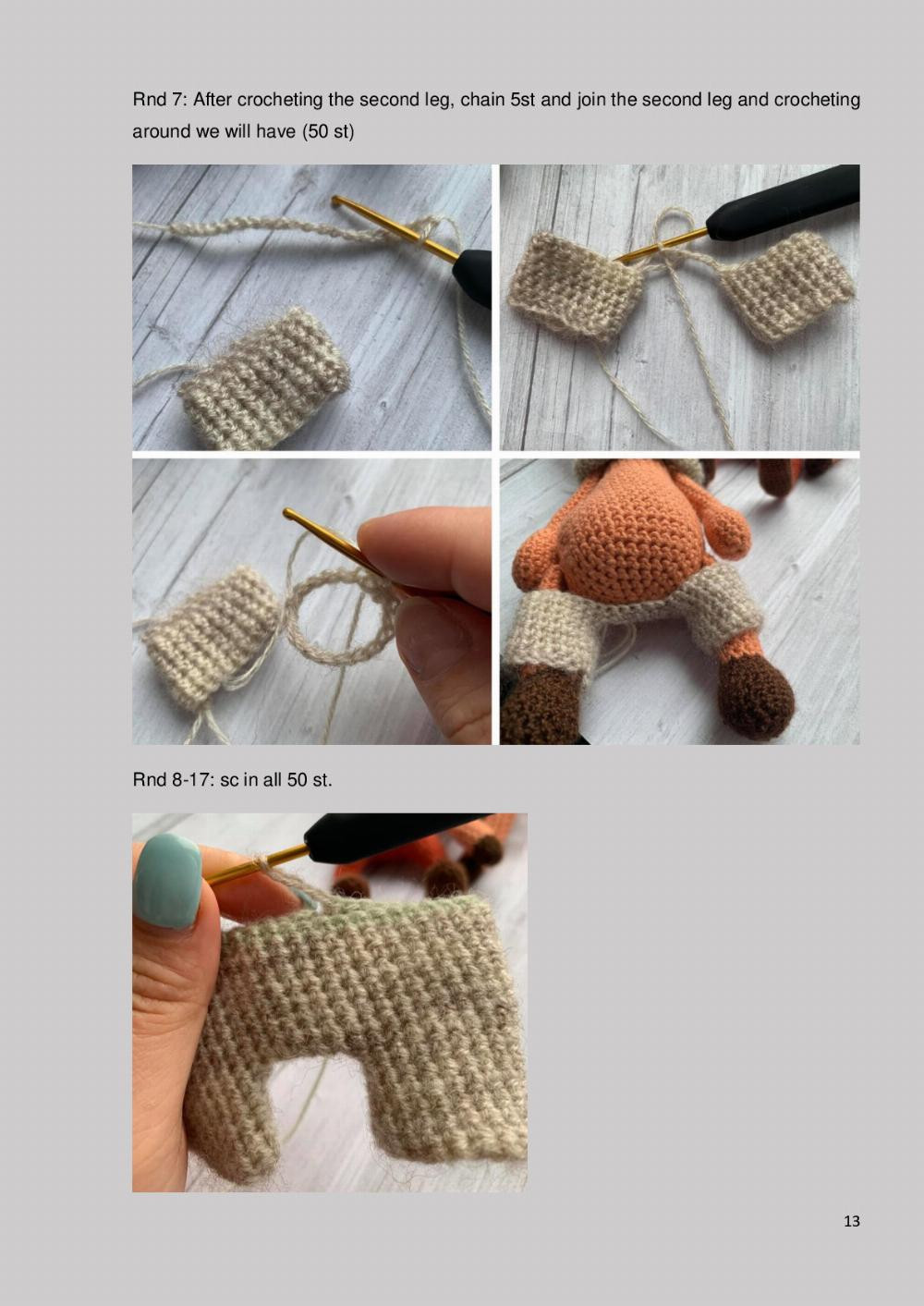 Fox crochet pattern