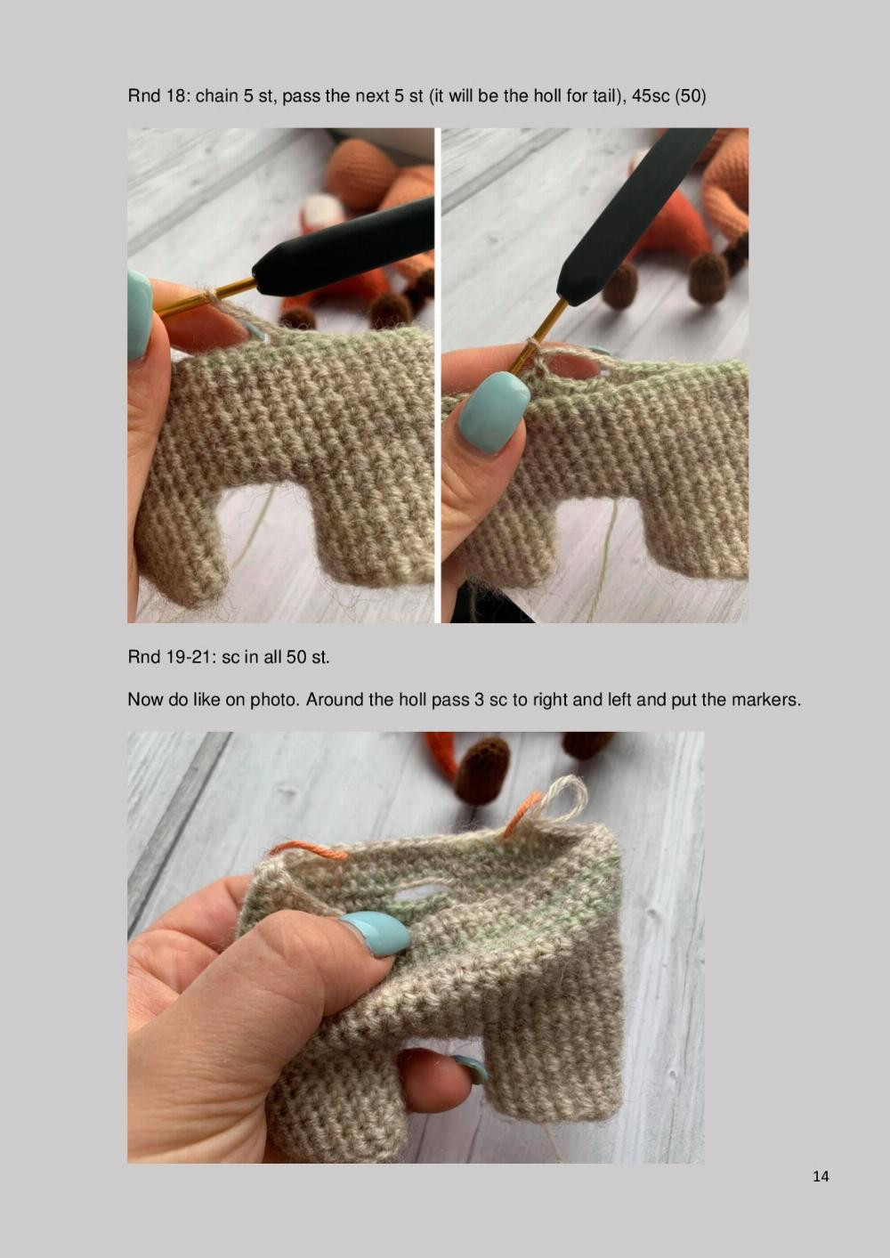 Fox crochet pattern