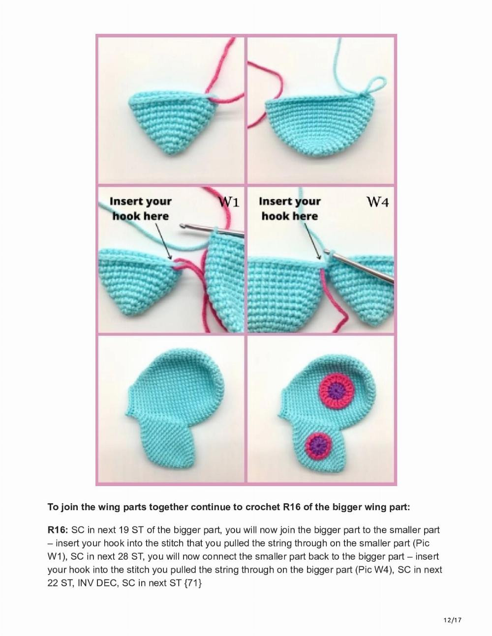 Free Crochet Butterfly Pattern