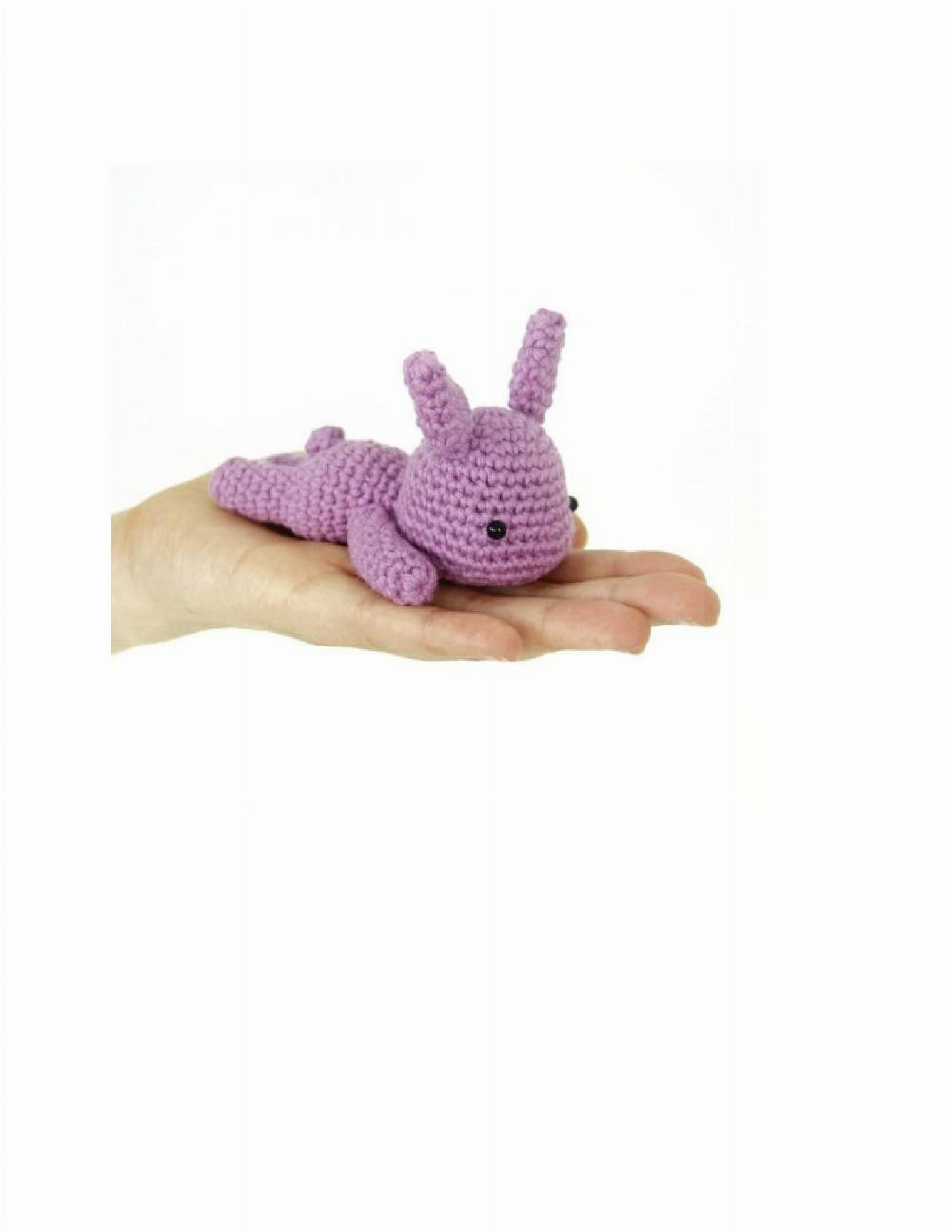 Free Lazy Bunny Crochet Amigurumi Pattern