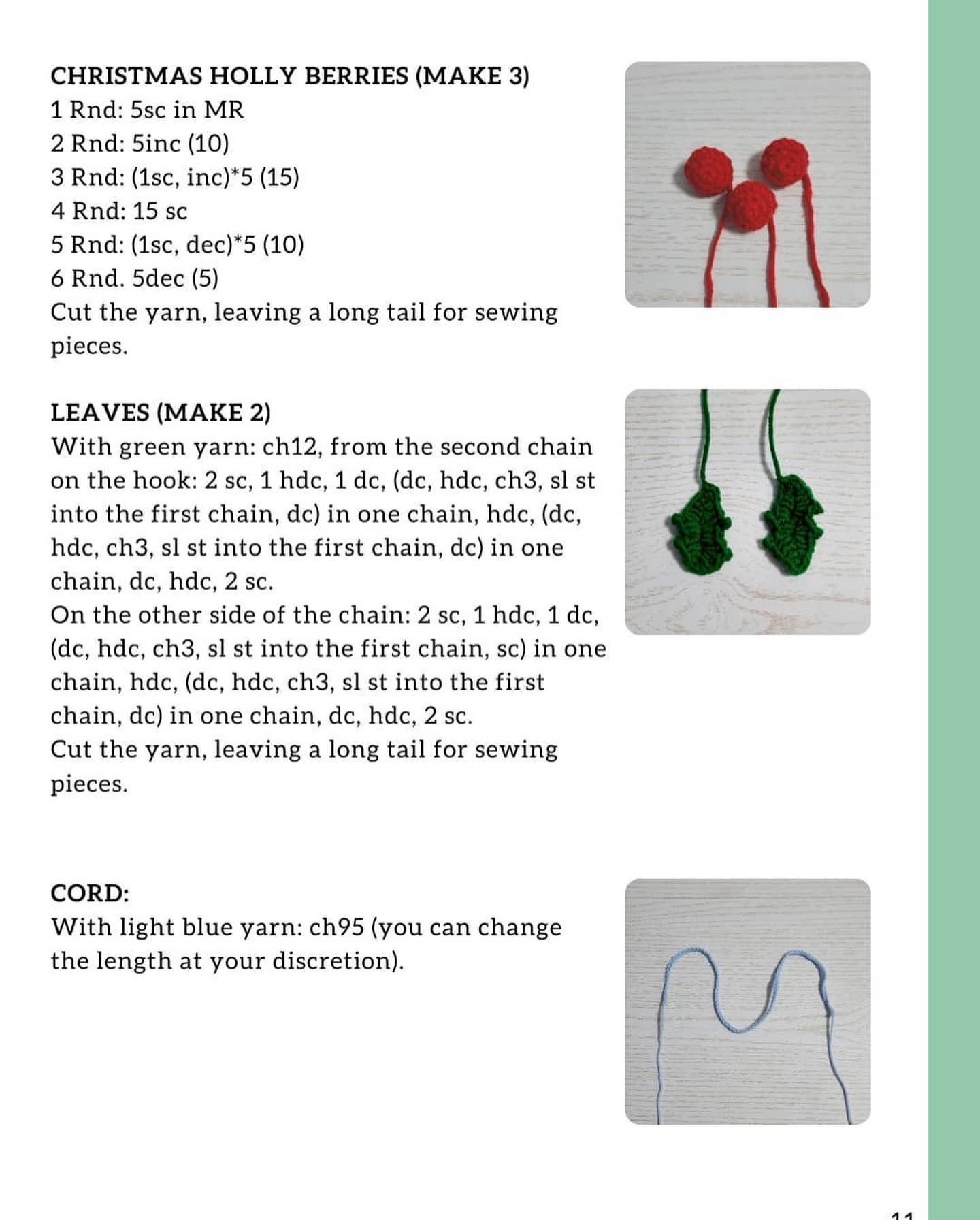 free pattern chart of the panel