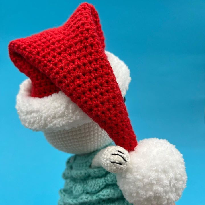 free pattern christmas cap