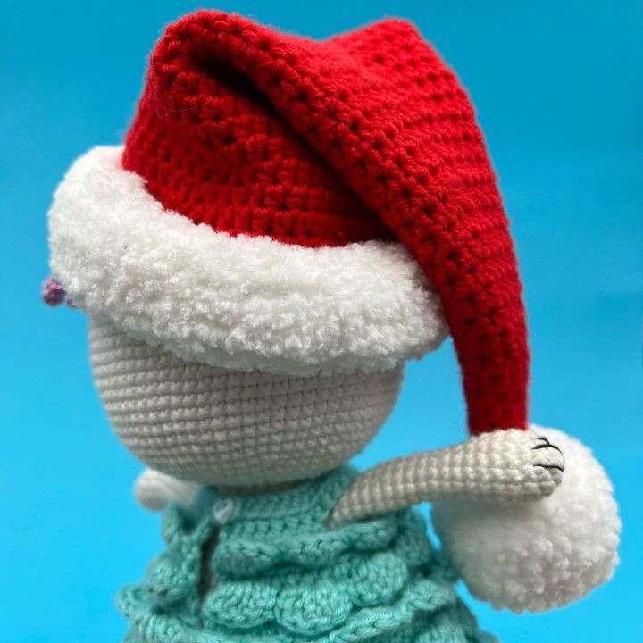 free pattern christmas cap