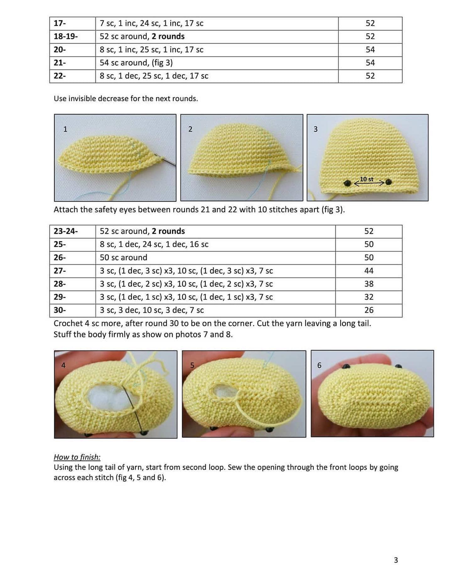 FREE PATTERN. Easter Chick