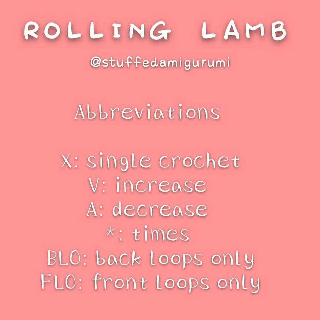 free pattern rolling lamb