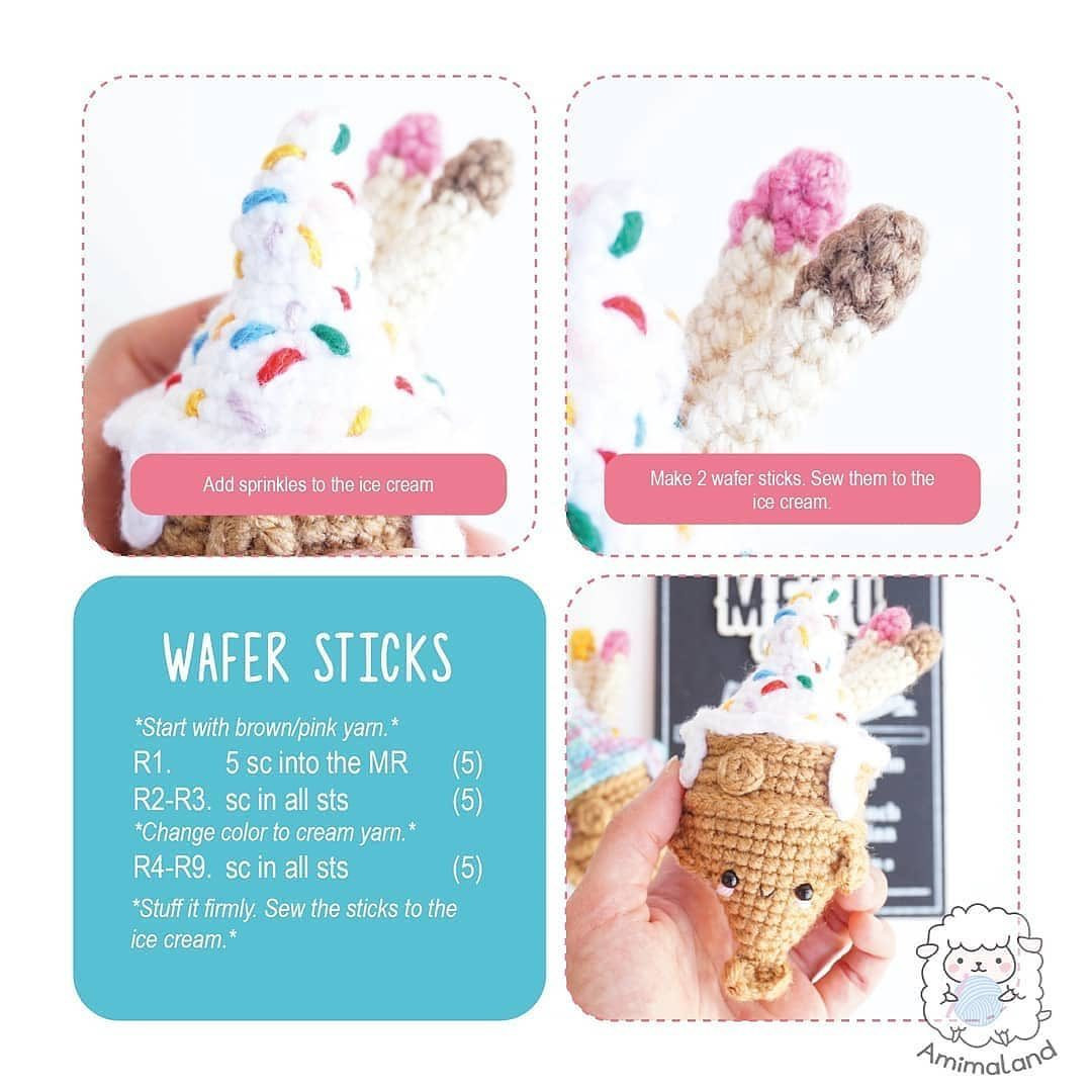 free pattern taiyaki ice cream