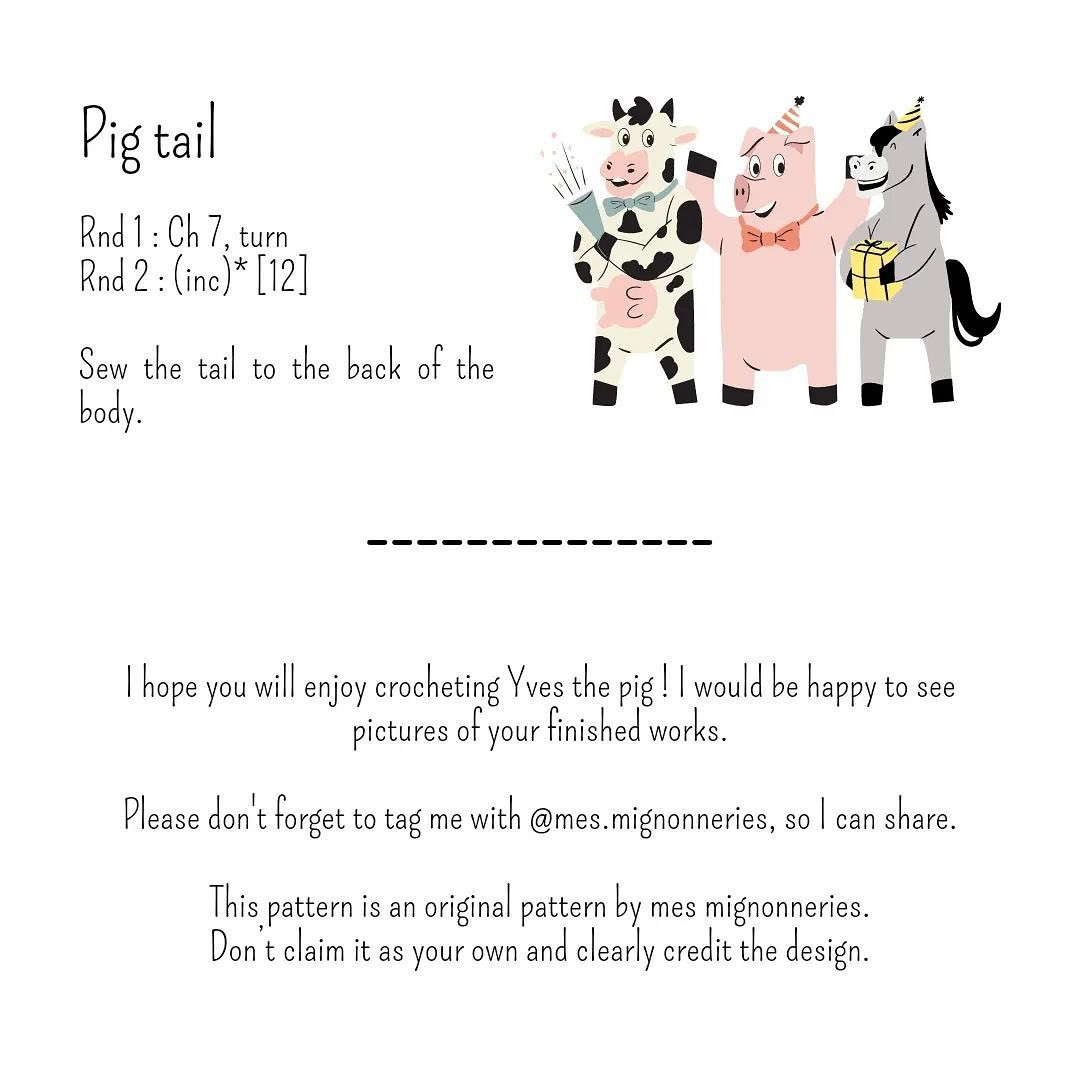 free pattern yves the pig