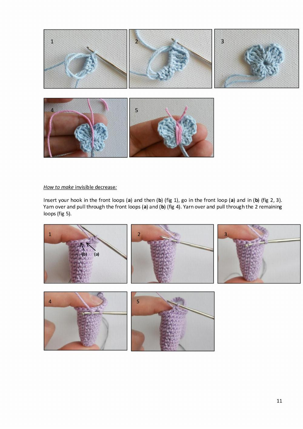 Gabriella the unicorn crochet pattern
