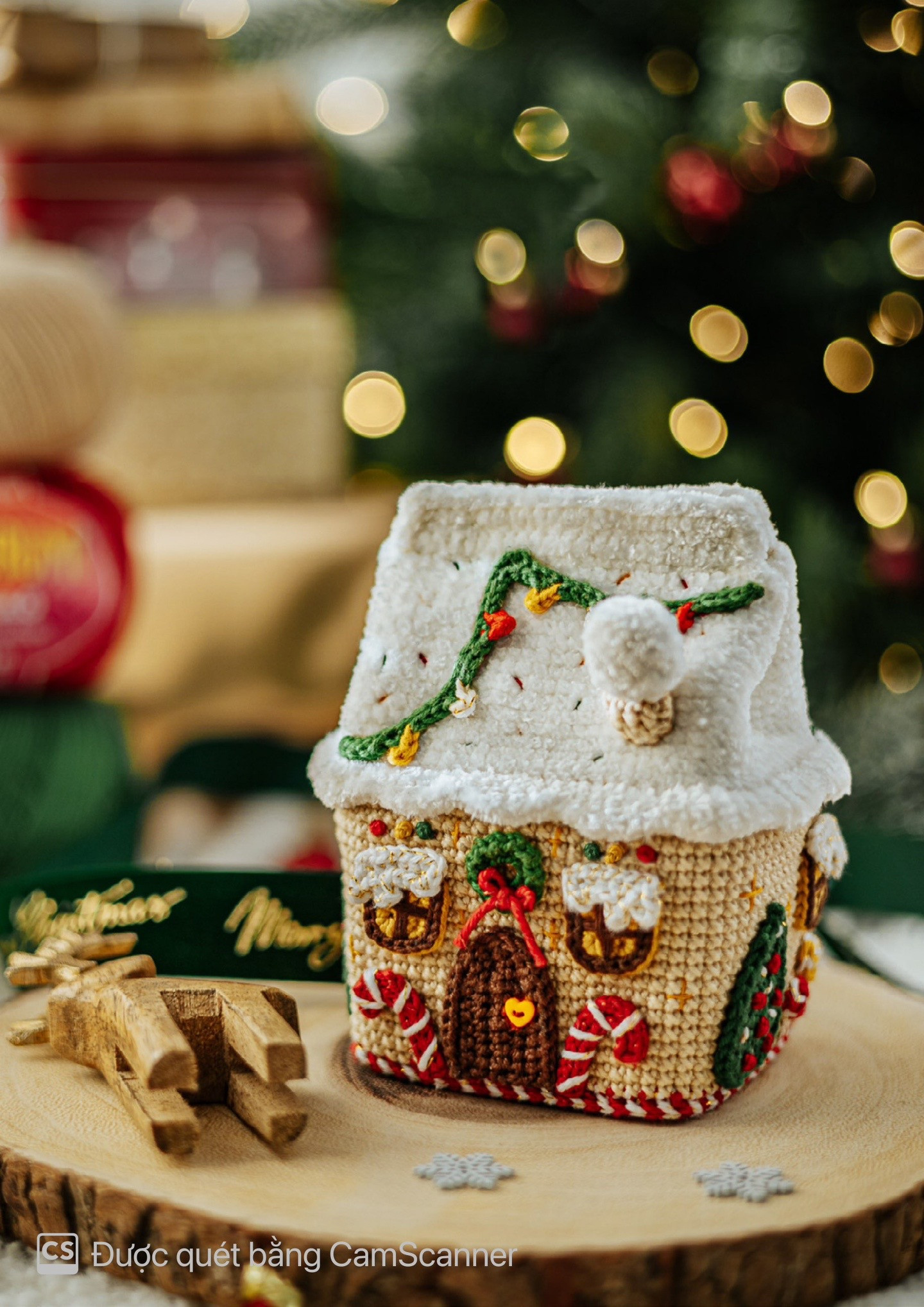 gingerbread house crochet pattern