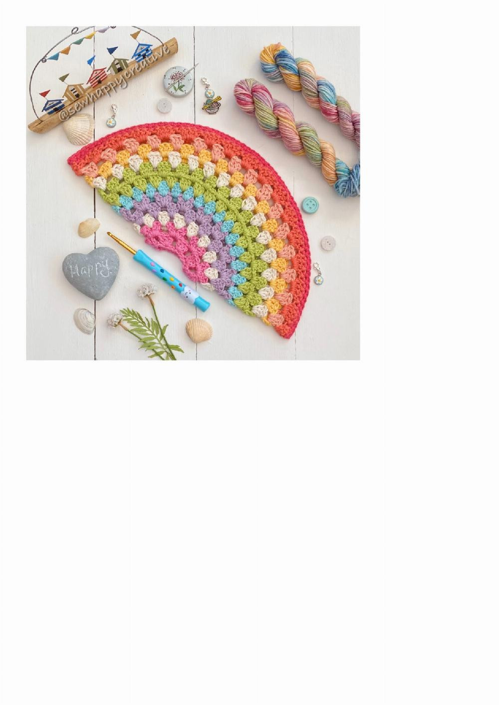 Granny Rainbow crochet pattern