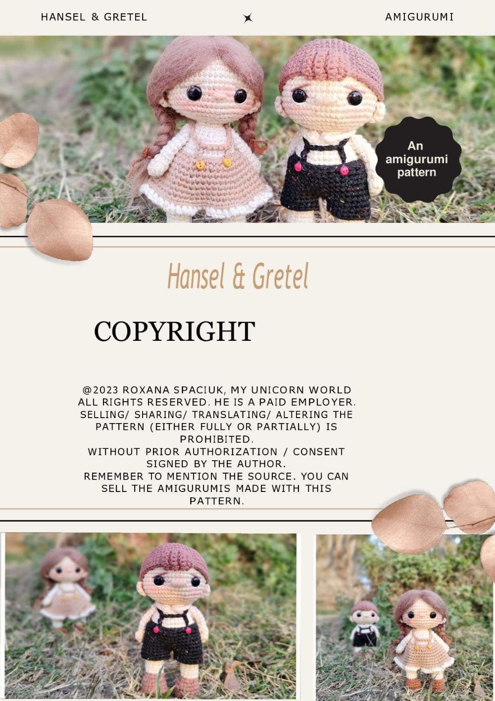 HANSEL & GRETEL crochet pattern