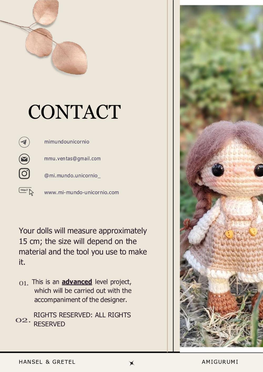 HANSEL & GRETEL crochet pattern