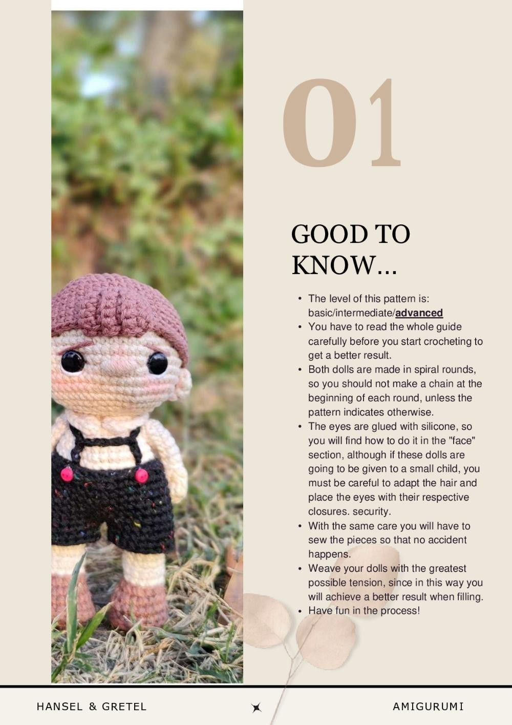 HANSEL & GRETEL crochet pattern