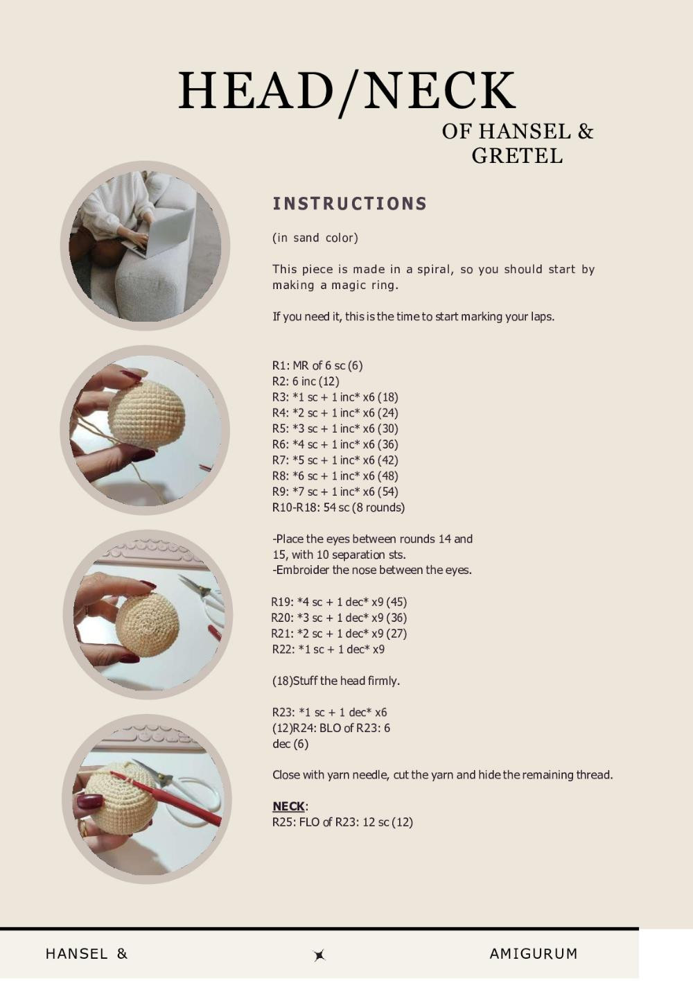 HANSEL & GRETEL crochet pattern