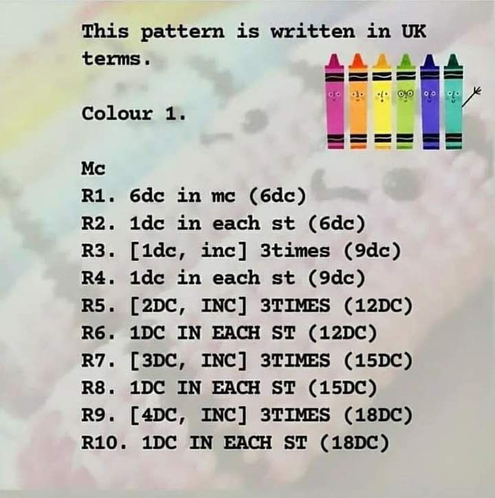 Happy crayons pattern