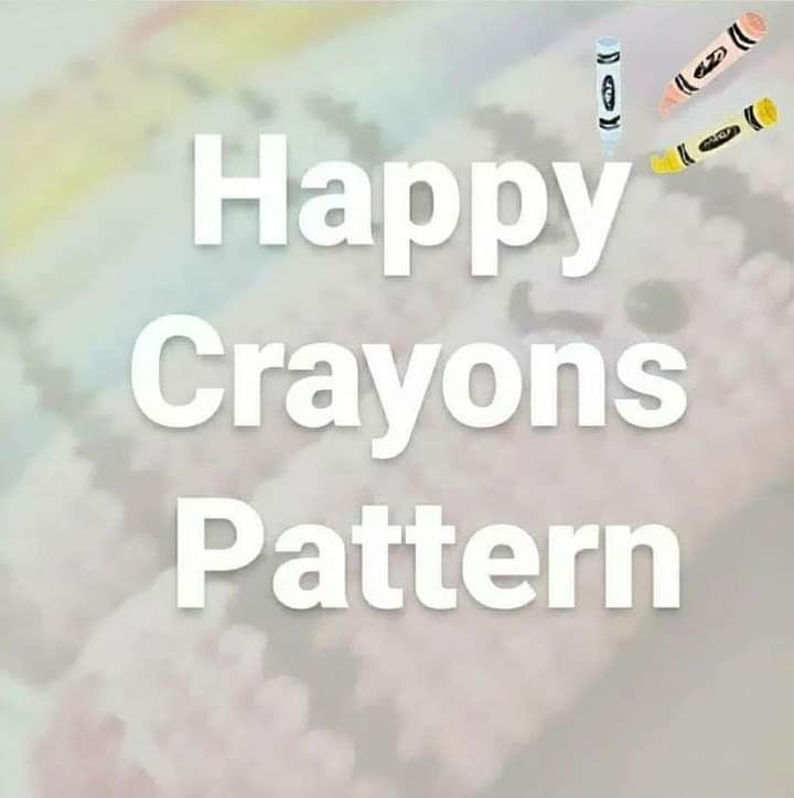 Happy crayons pattern