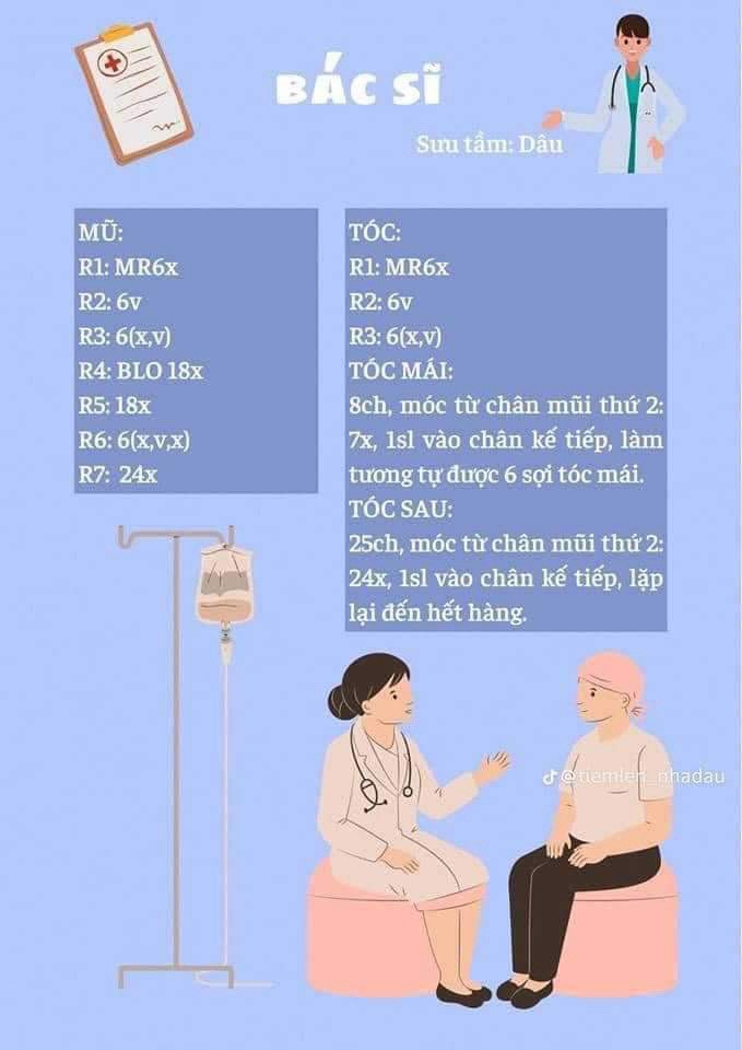 Hướng dẫn móc bác sĩ