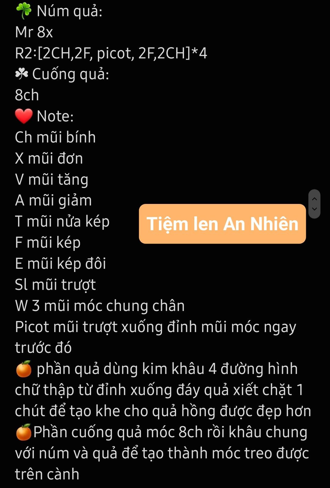 Hướng dẫn móc cành quả hồng