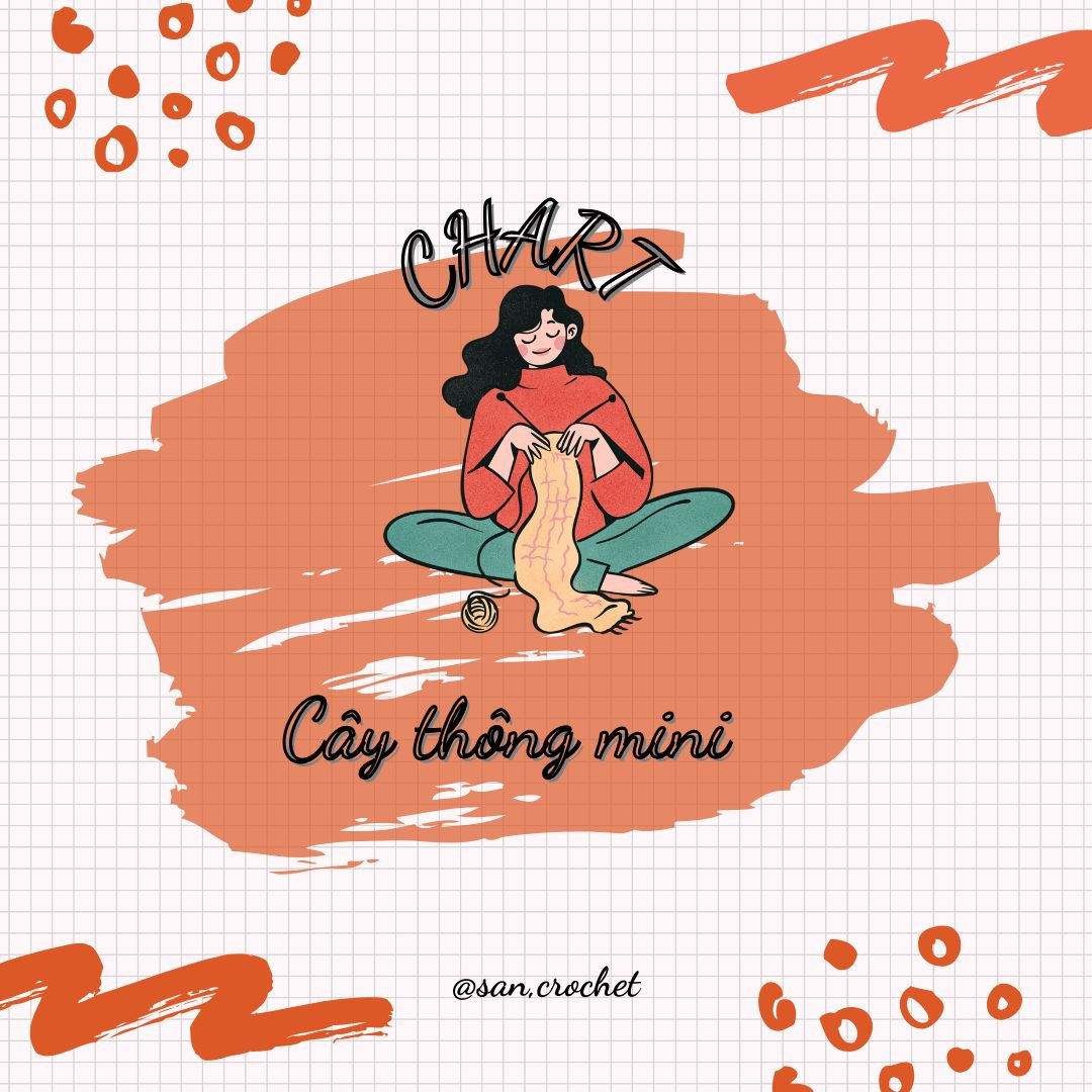 hướng dẫn móc cây thông mini