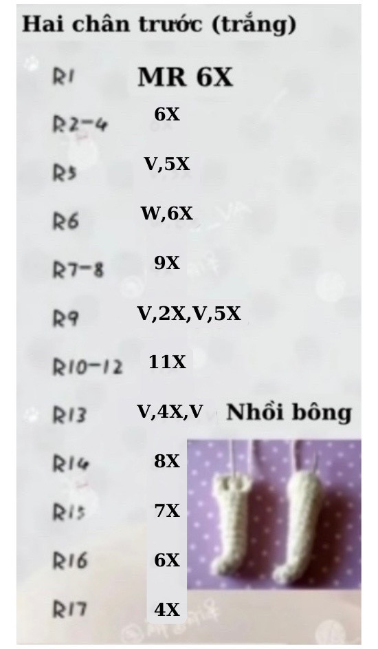 Hướng dẫn móc chú chó (cún)