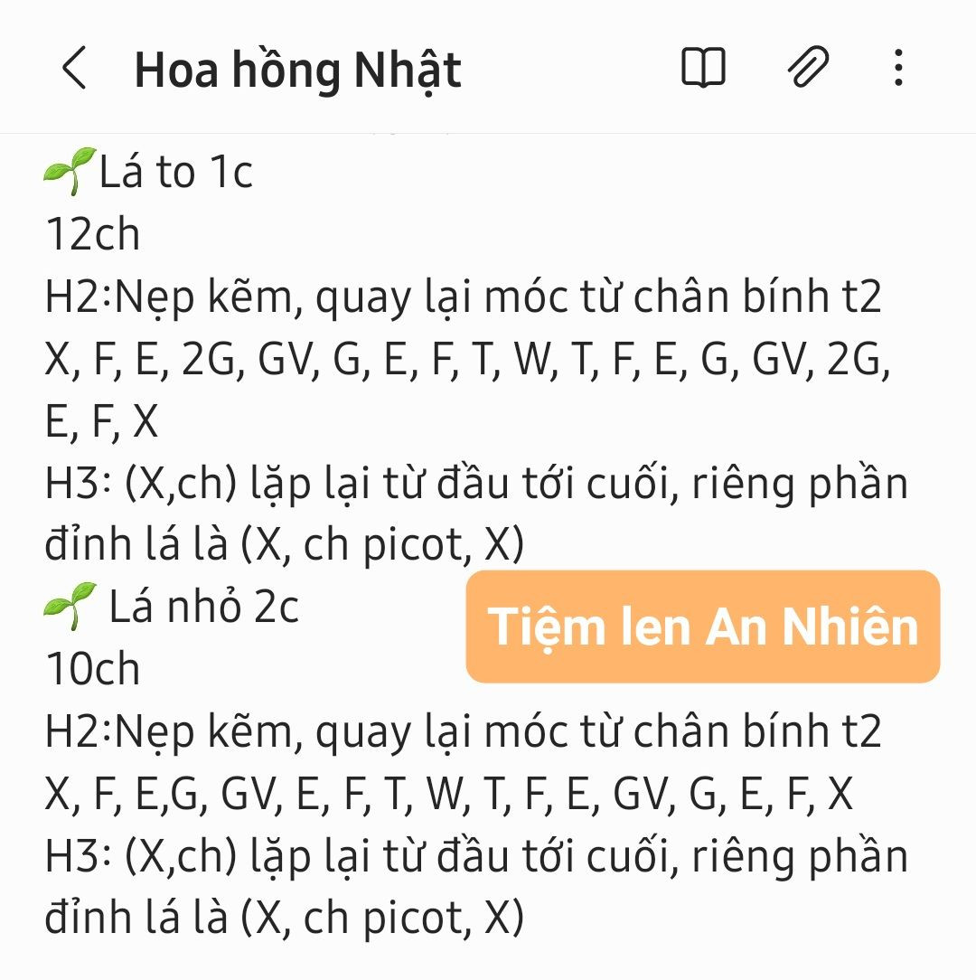 Hướng dẫn móc hoa hồng nhật bản