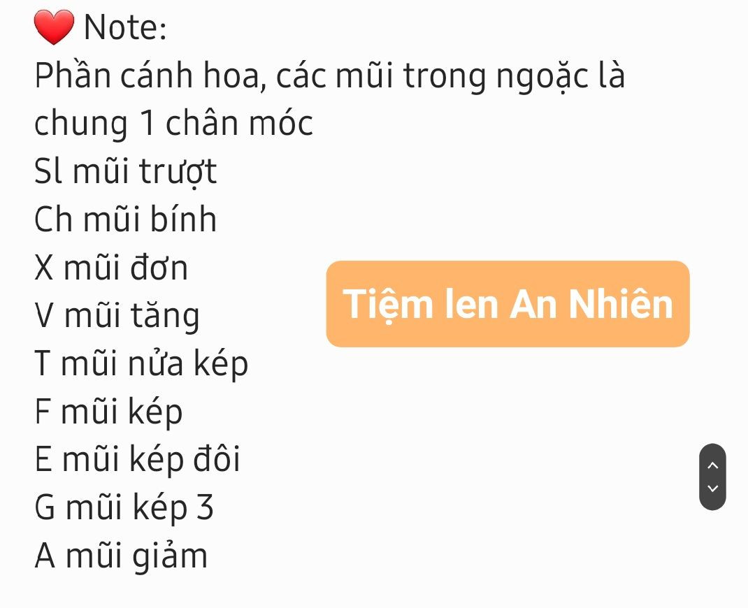 Hướng dẫn móc hoa hồng thái size to