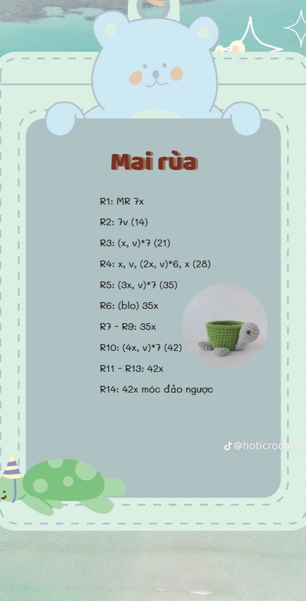 Hướng dẫn móc hũ đựng đồ dâu tây, rùa đựng đồ, con chuồn chuồn, dây treo trang trí đầu hổ