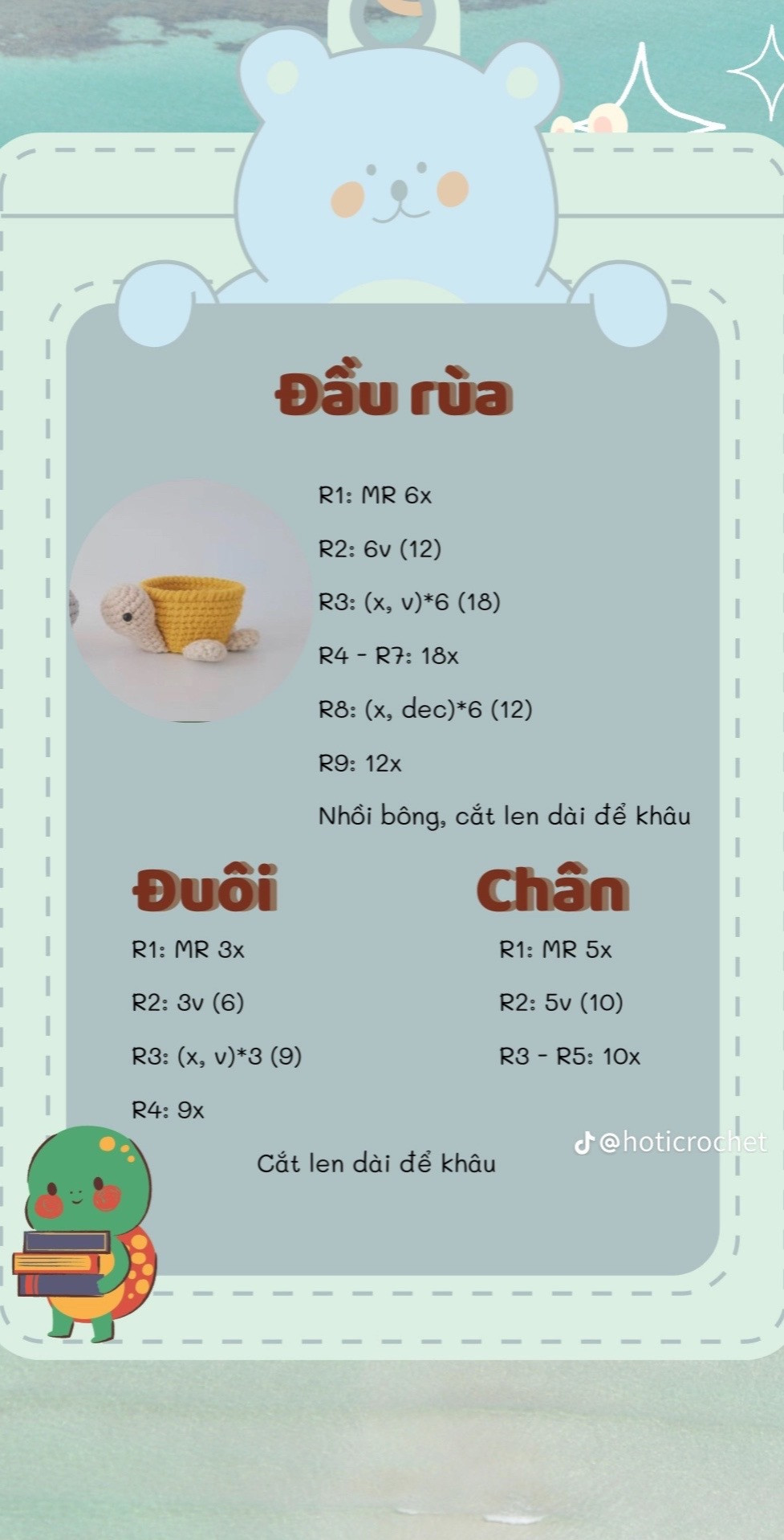 Hướng dẫn móc hũ đựng đồ dâu tây, rùa đựng đồ, con chuồn chuồn, dây treo trang trí đầu hổ