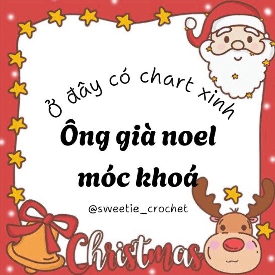 Hướng dẫn móc móc khóa ông già noel