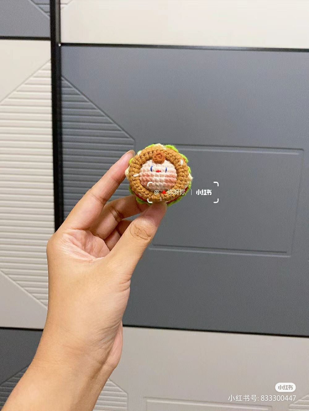 Hướng dẫn móc mochi hamburger mini