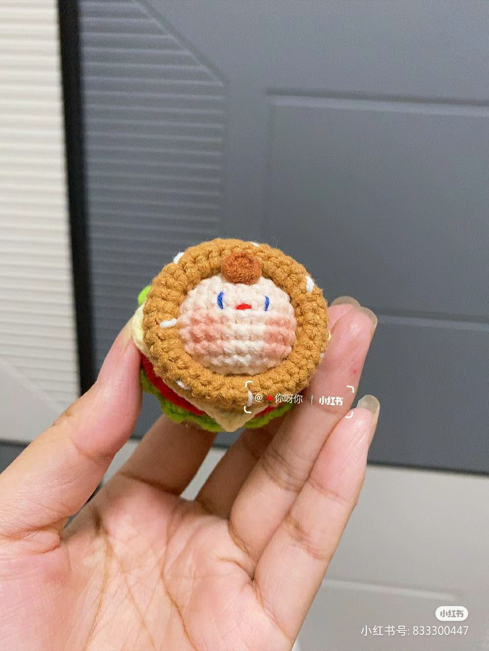 Hướng dẫn móc mochi hamburger mini