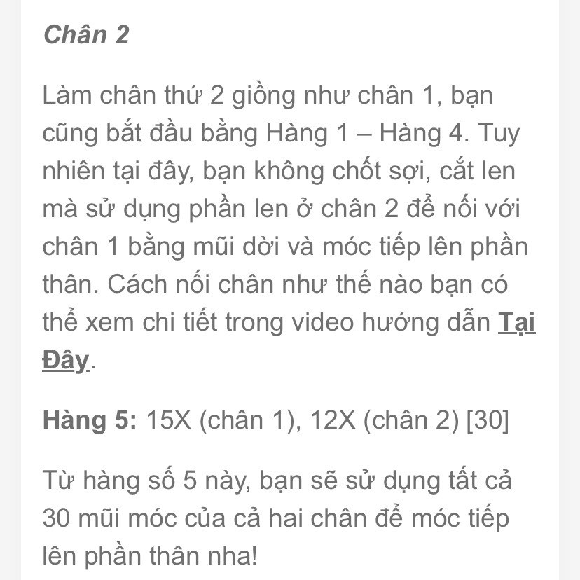 Hướng dẫn móc sư tử bằng len