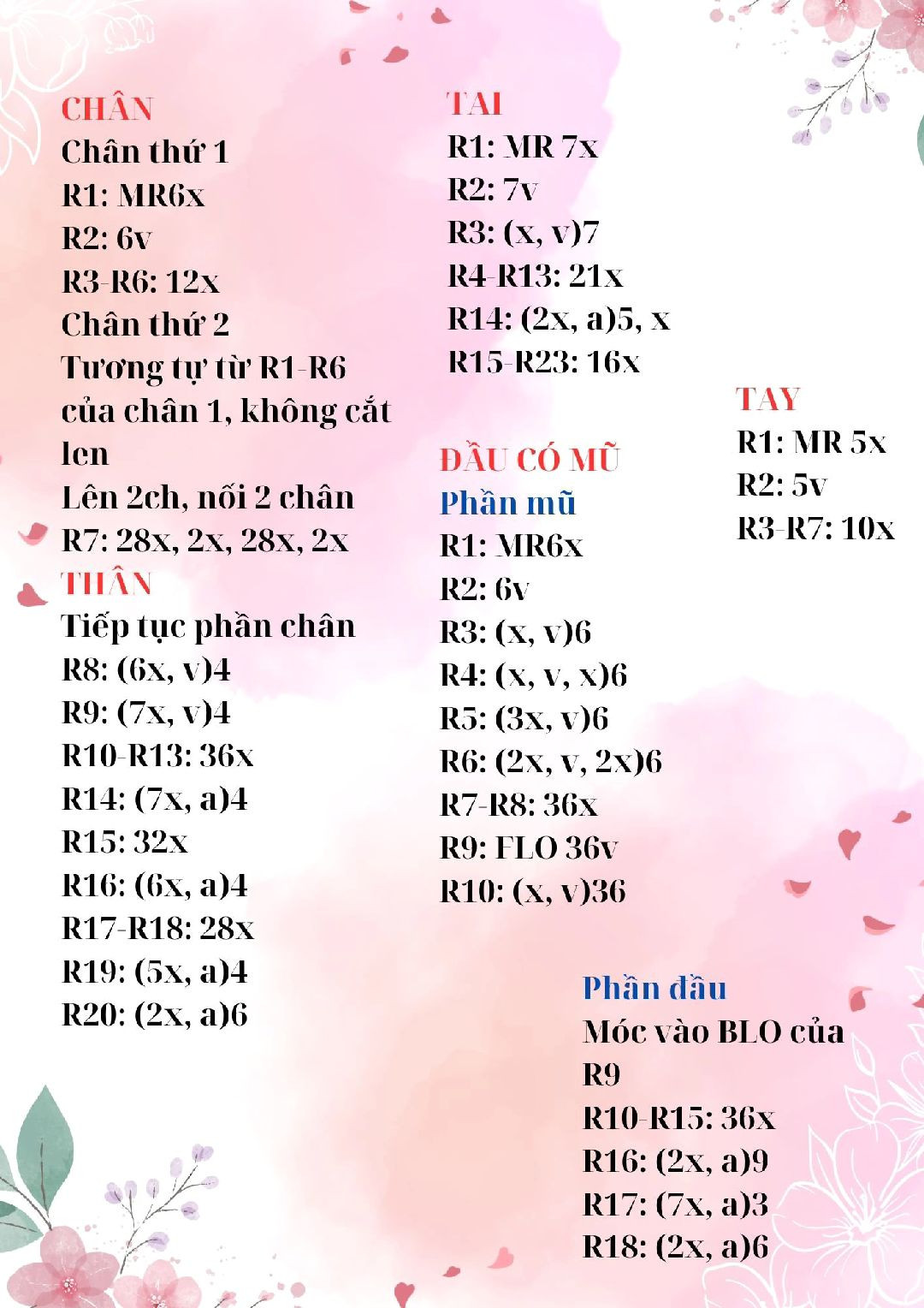 Hướng dẫn móc thỏ quần yếm