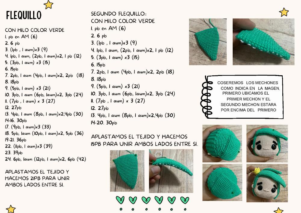 Instrucciones de crochet muñeca COSMO