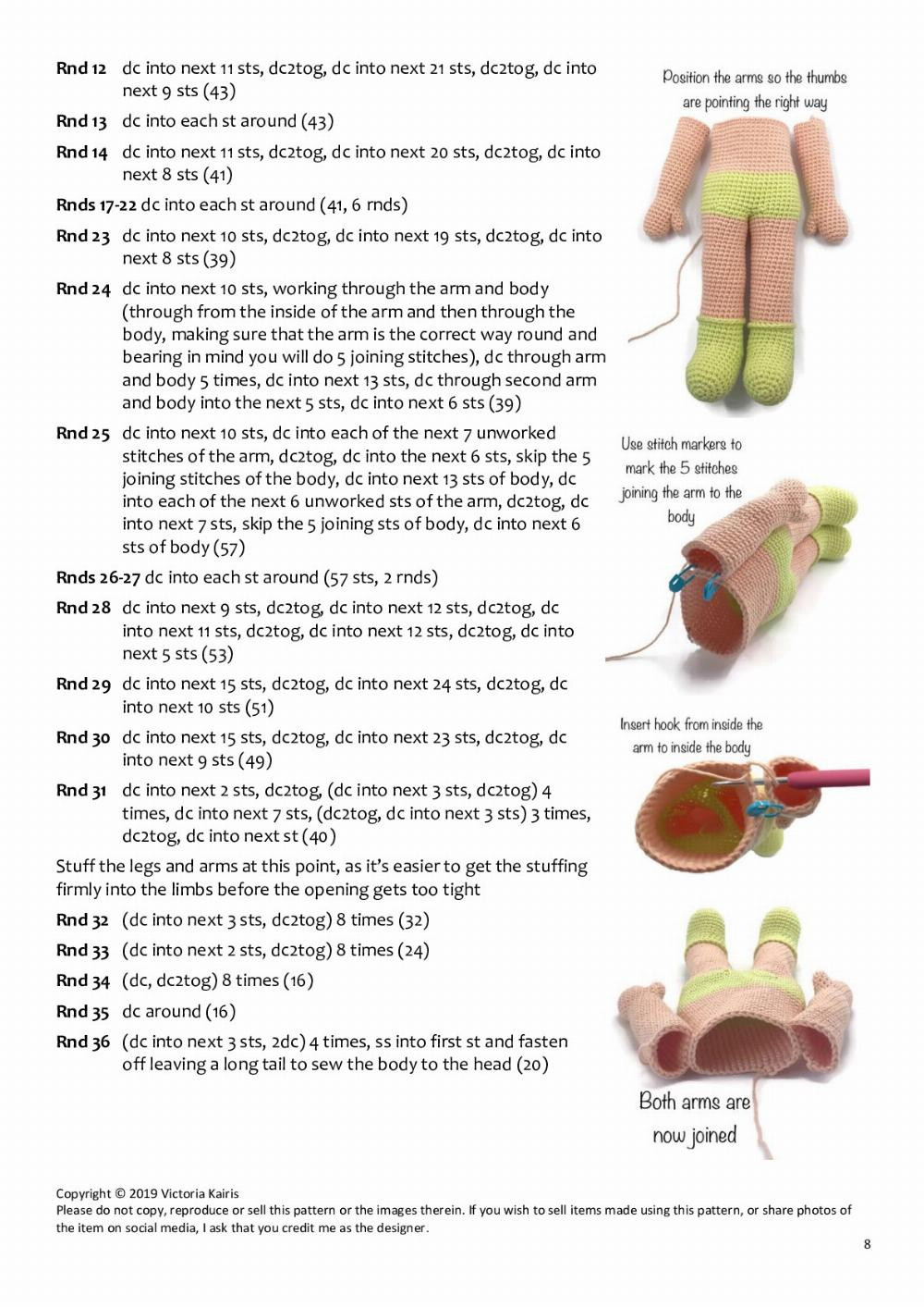 James Crochet Doll Pattern (UK Version)