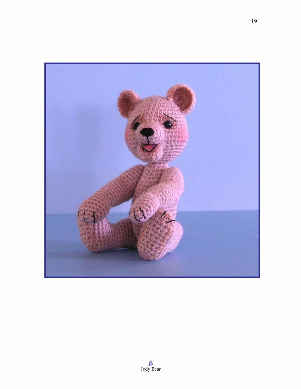 JODY bear crochet pattern