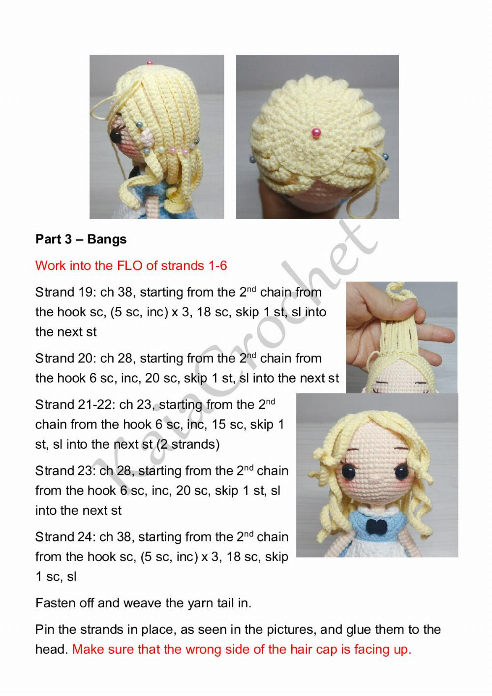 Kaia Crochet Princess Ornaments – Alice Crochet Pattern