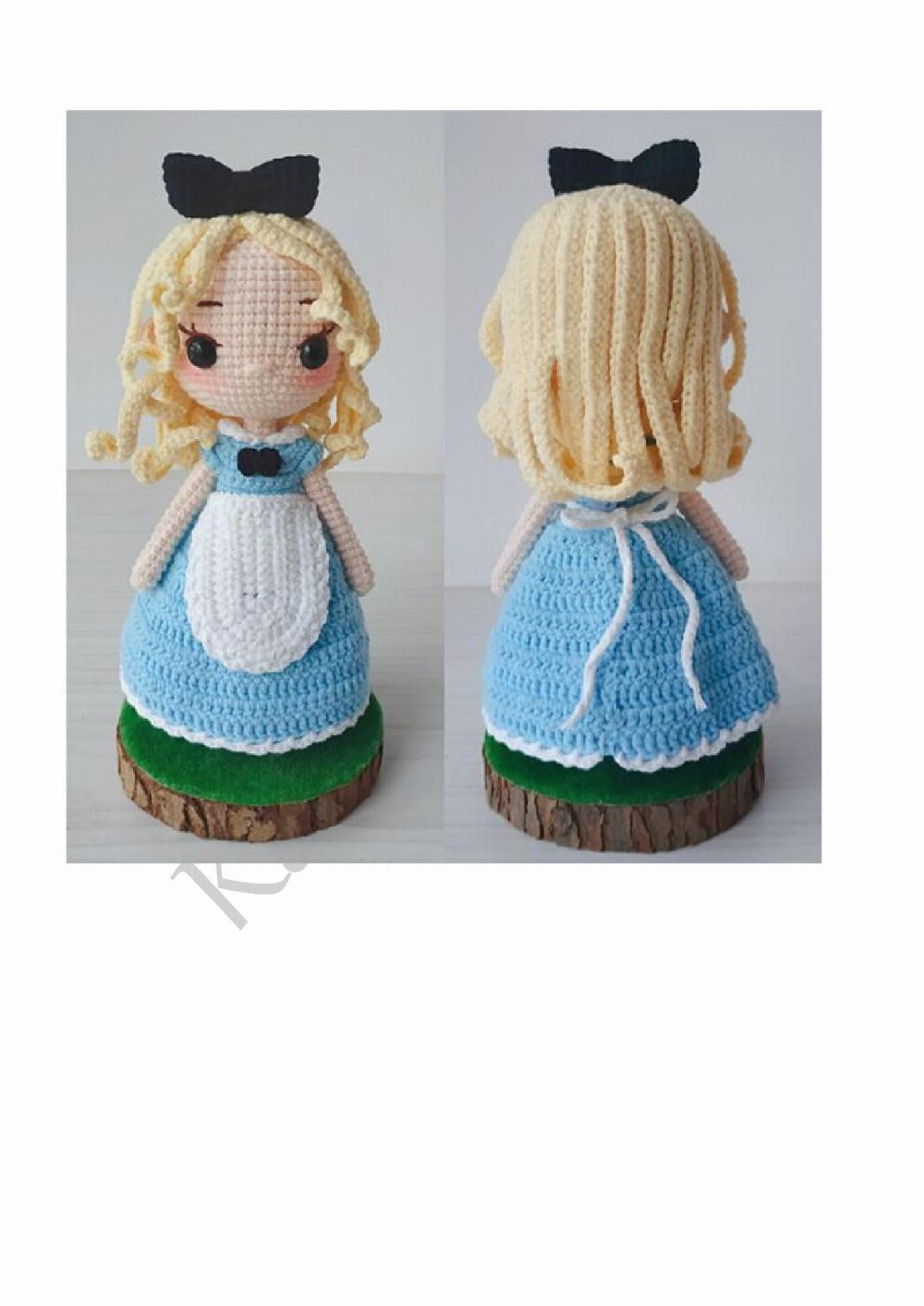 Kaia Crochet Princess Ornaments – Alice Crochet Pattern