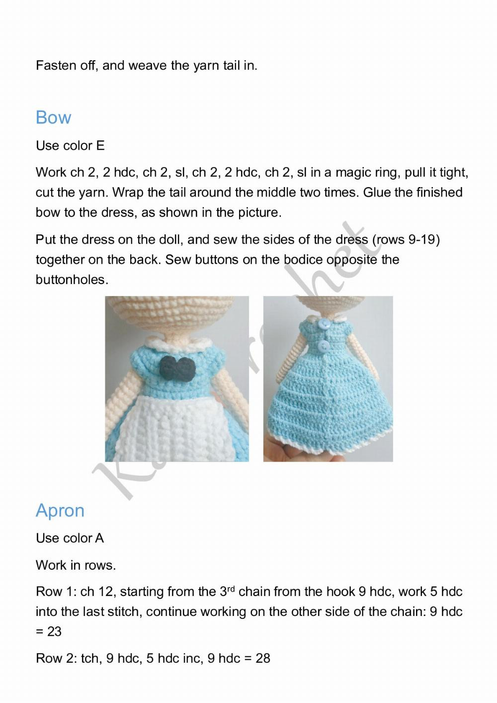 Kaia Crochet Princess Ornaments – Alice Crochet Pattern