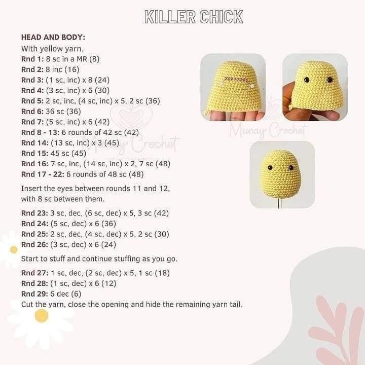 killer chick crochet pattern