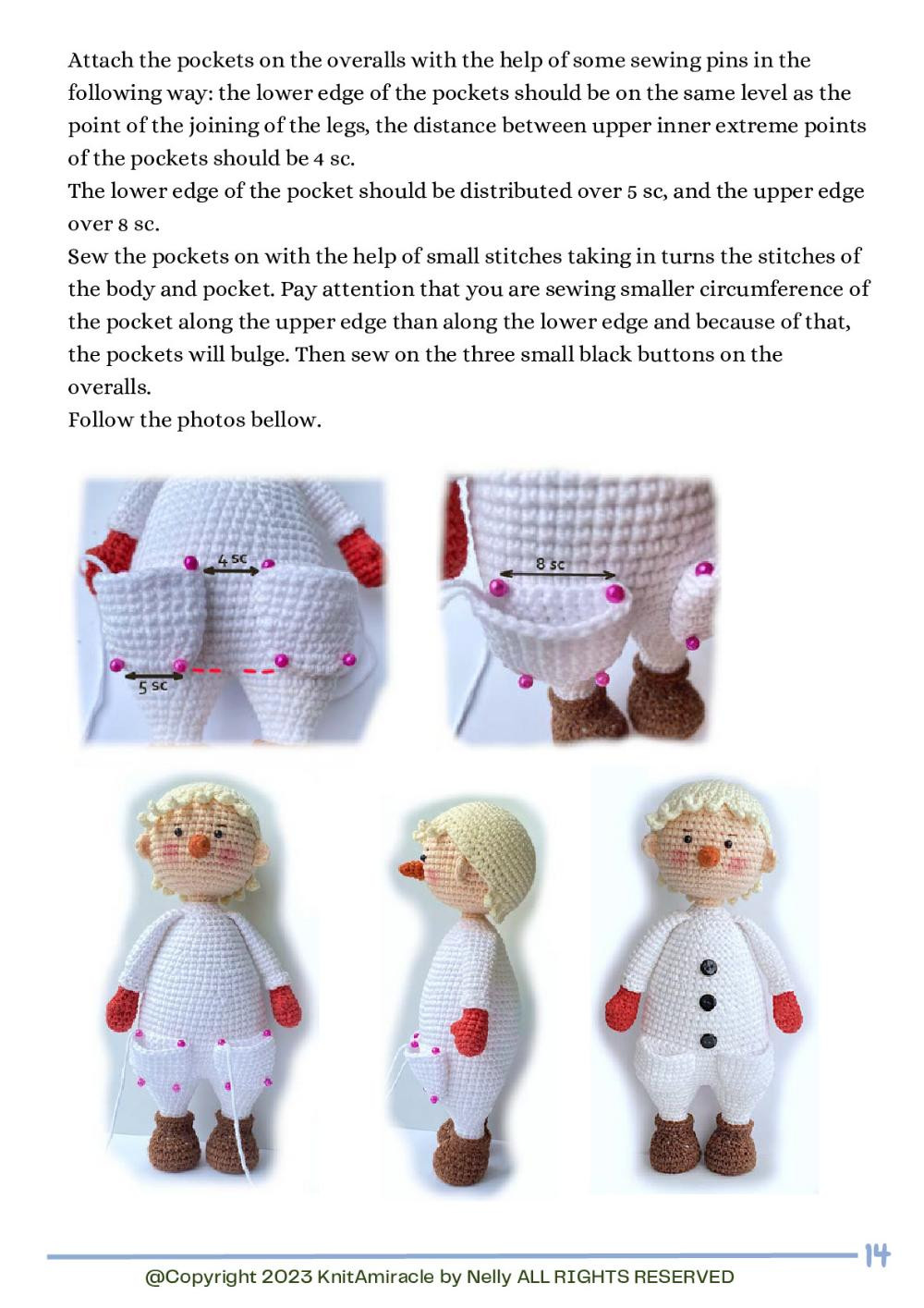 KNITAMIRACLE PRESENTS ETHAN THE SNOWMAN