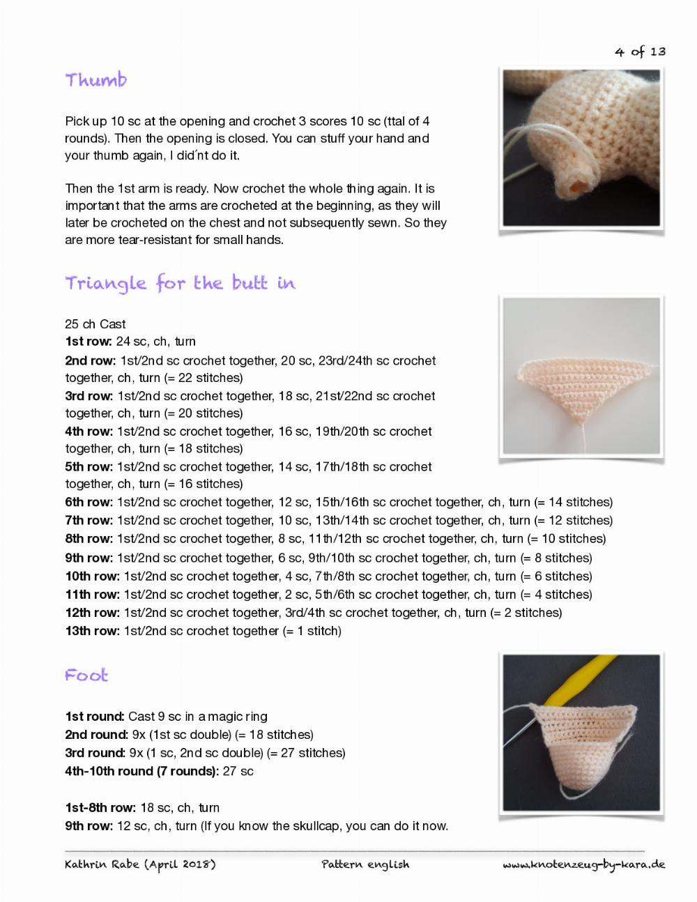 knotenzeug crochet pattern