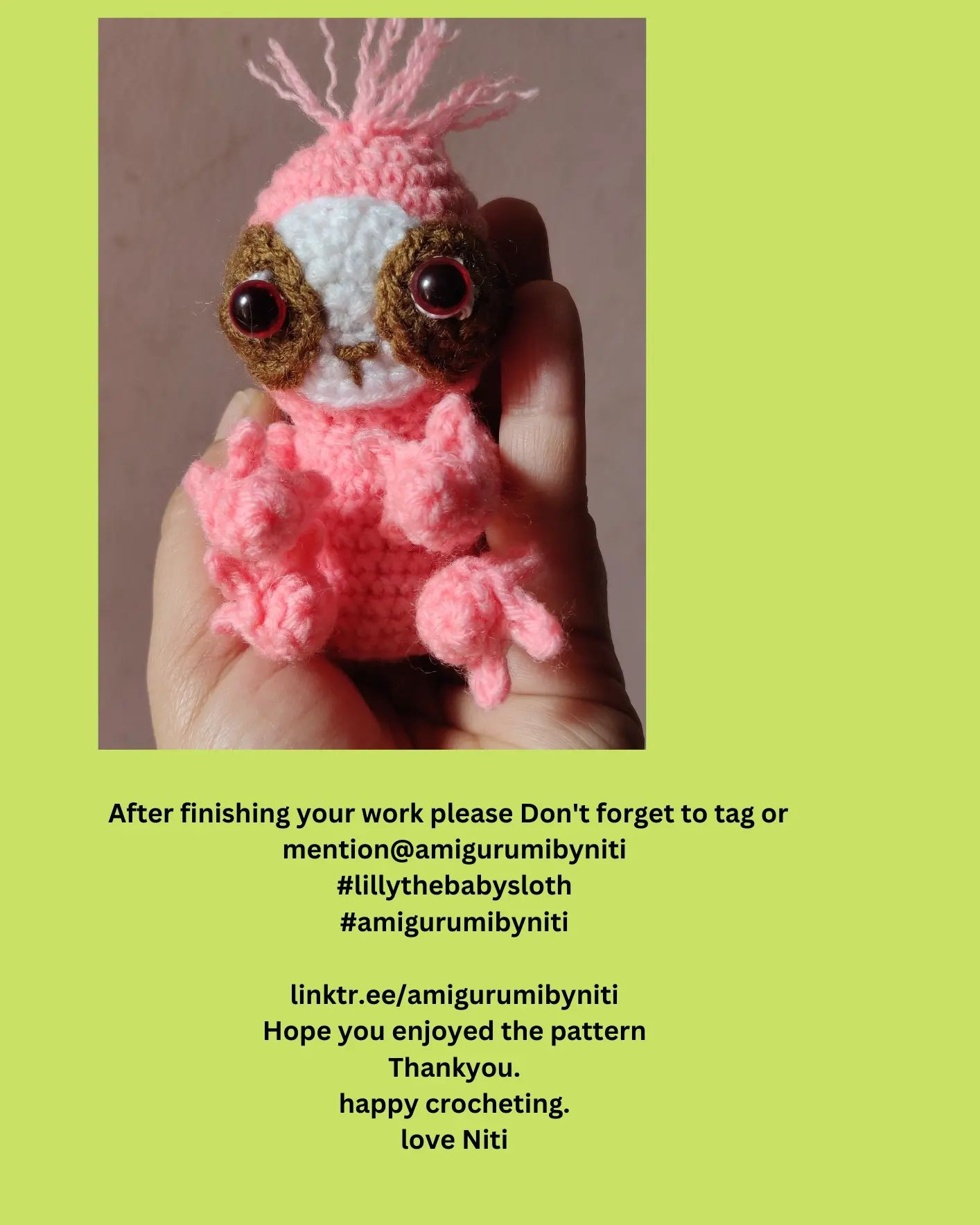 lilly the baby slith free pattern