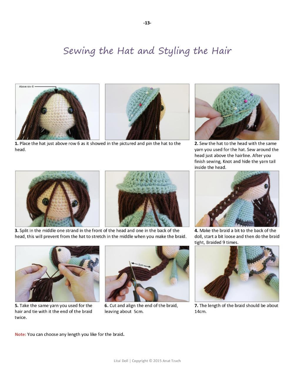 Lital Doll crochet pattern