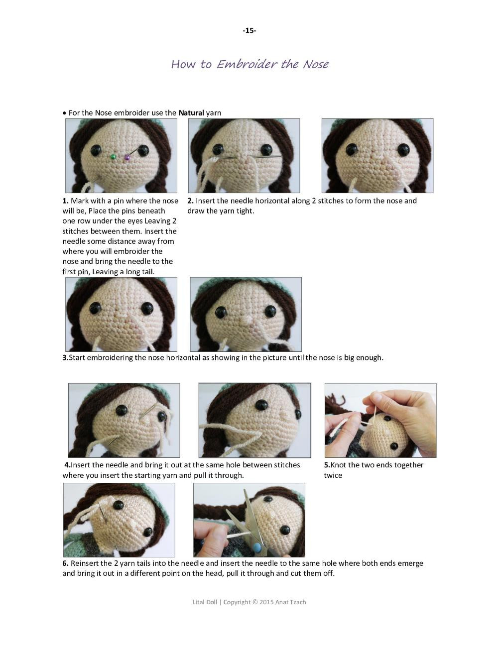 Lital Doll crochet pattern