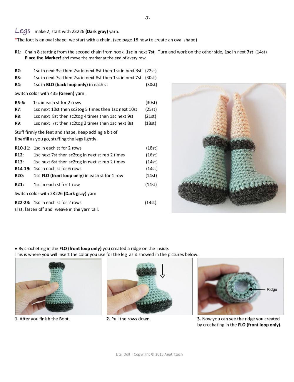 Lital Doll crochet pattern