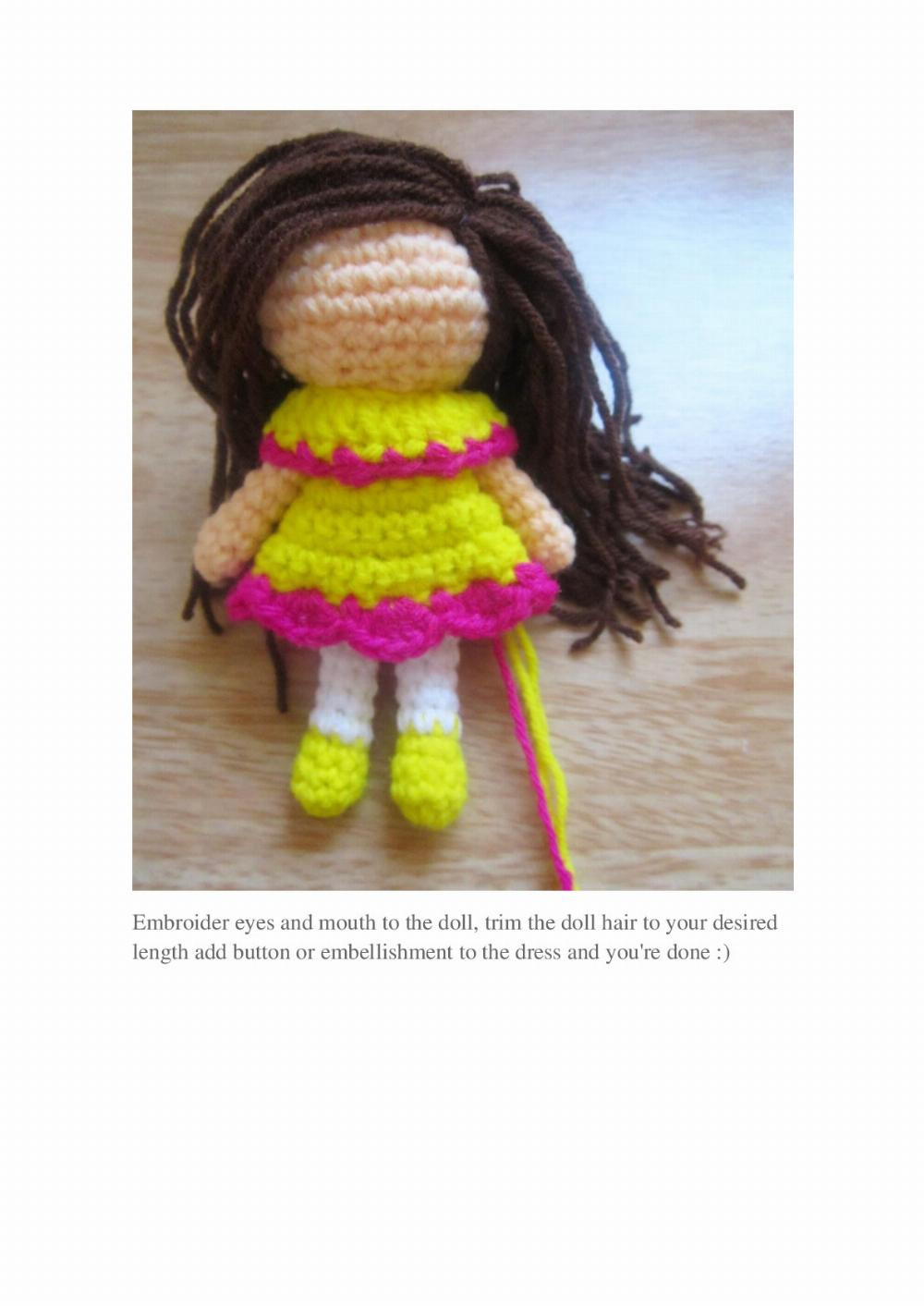 Little Amigurumi doll pattern